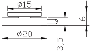 微型压力传感器CAZF-Y20B尺寸图1