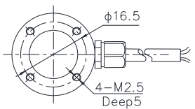 微型压力传感器CAZF-Y20尺寸图
