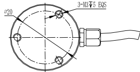微型压力传感器CAZF-Y22尺寸图1