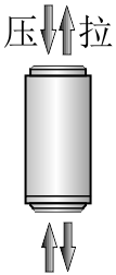 微型拉压力传感器CAZF-LY10受力方式图