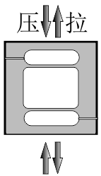 拉压力传感器CAZF-LS13受力方式图