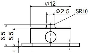 微型压力传感器CAZF-Y12外形尺寸图1
