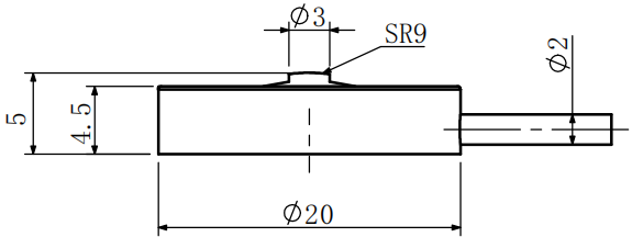 微型压力传感器CAZF-Y20A尺寸图1