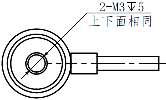 微型拉压力传感器CAZF-LY10尺寸图2