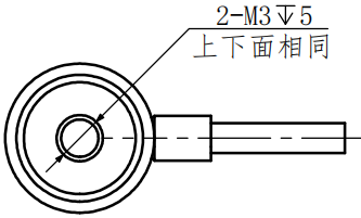 微型拉压力传感器CAZF-LY10尺寸图2 微型拉压力传感器CAZF-LY10尺寸图2