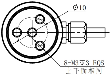 微型拉压力传感器CAZF-LY20尺寸图2