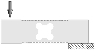 CAZF-W150称重传感器受力方式图