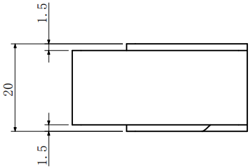 CAZF-3D40三维力传感器外形尺寸图2