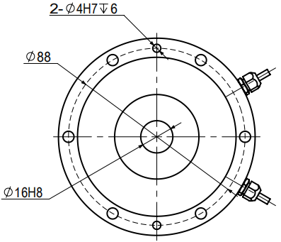 压扭复合传感器CAZF-YN98外形尺寸图1